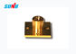 Yellow Color Cnc Machined Aluminum Part , Cnc Turning Parts High Precision